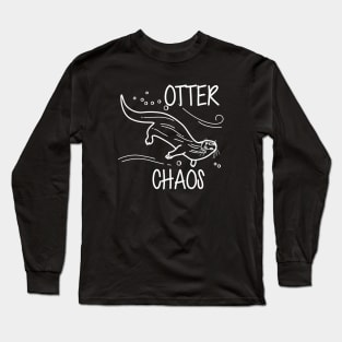 Otter Chaos Long Sleeve T-Shirt